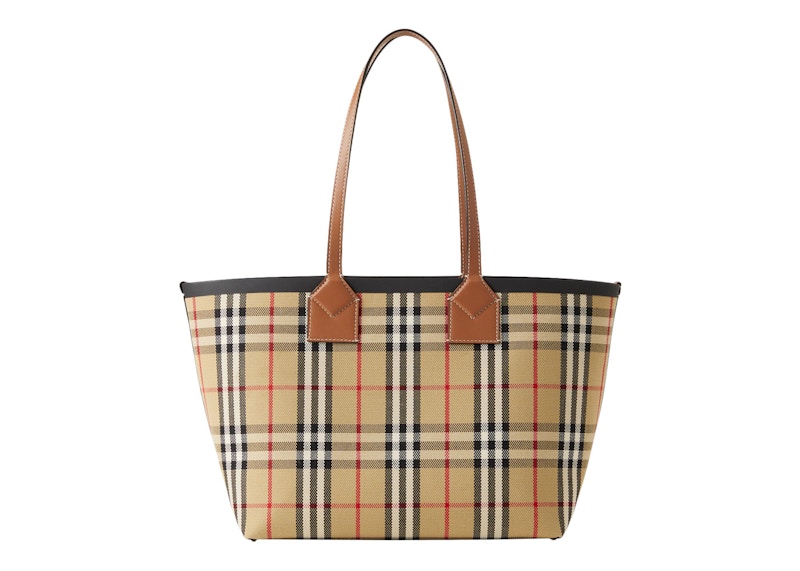 Burberry small sale tote bag