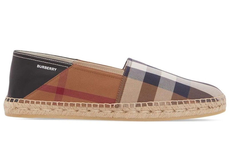 Burberry check sale espadrilles