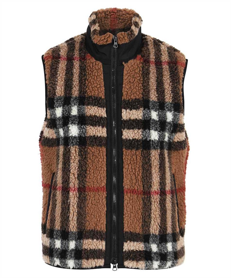 Burberry sales vest brown