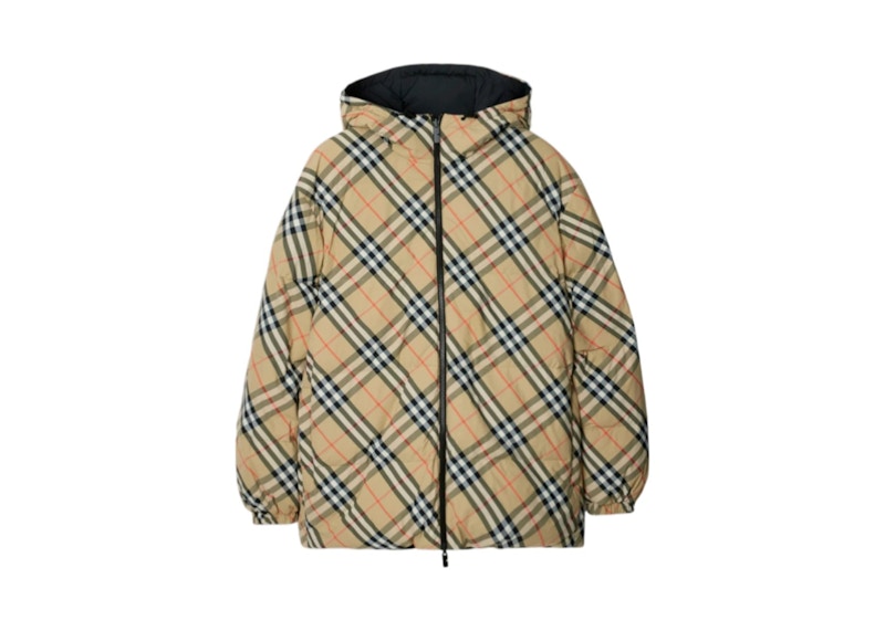 Burberry Check Nylon Padded Jacket Multi