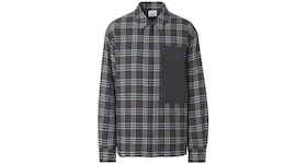 Burberry Check Pattern Jacket Gery Check