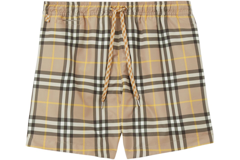 Vintage check drawcord swim shorts Clearance