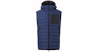 Burberry Check Print Padded Down Vest Oceanic Blue