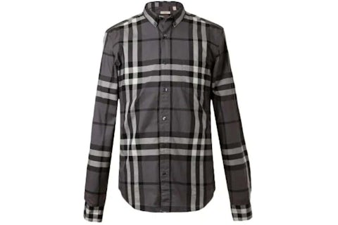 Camisa de cuadros Burberry gris Hombre MX