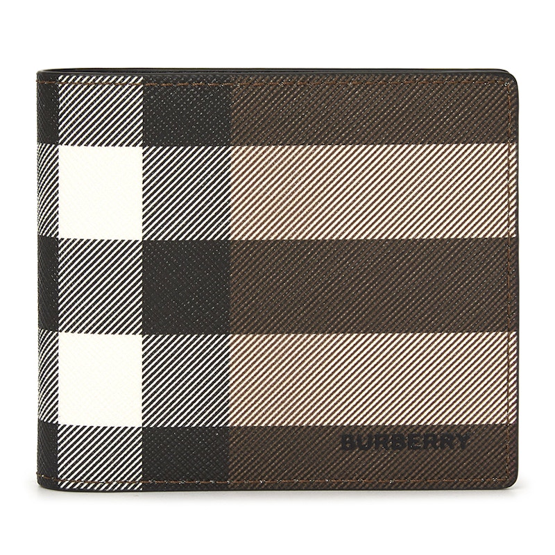 Burberry Check Short Wallet Brown