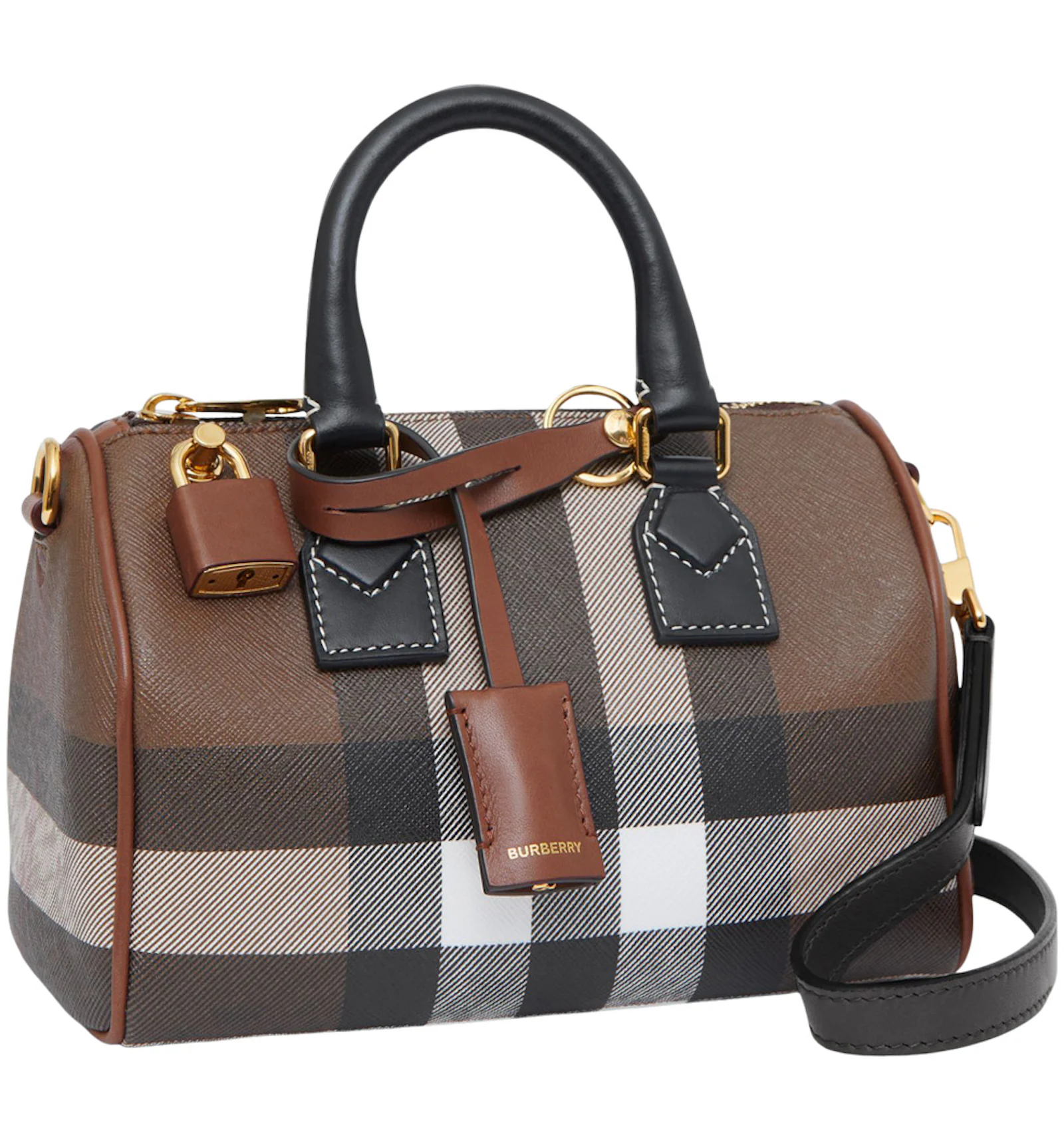 Burberry leather bowling bag Clearance