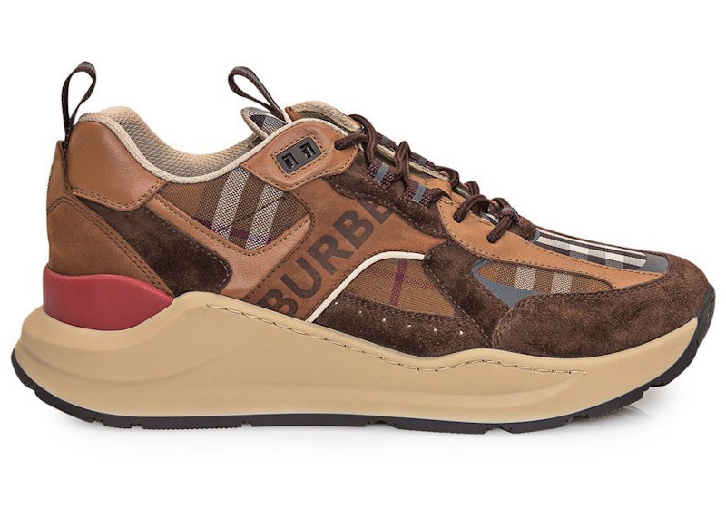 Brown burberry discount sneakers