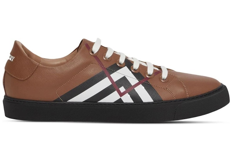 Brown burberry discount sneakers