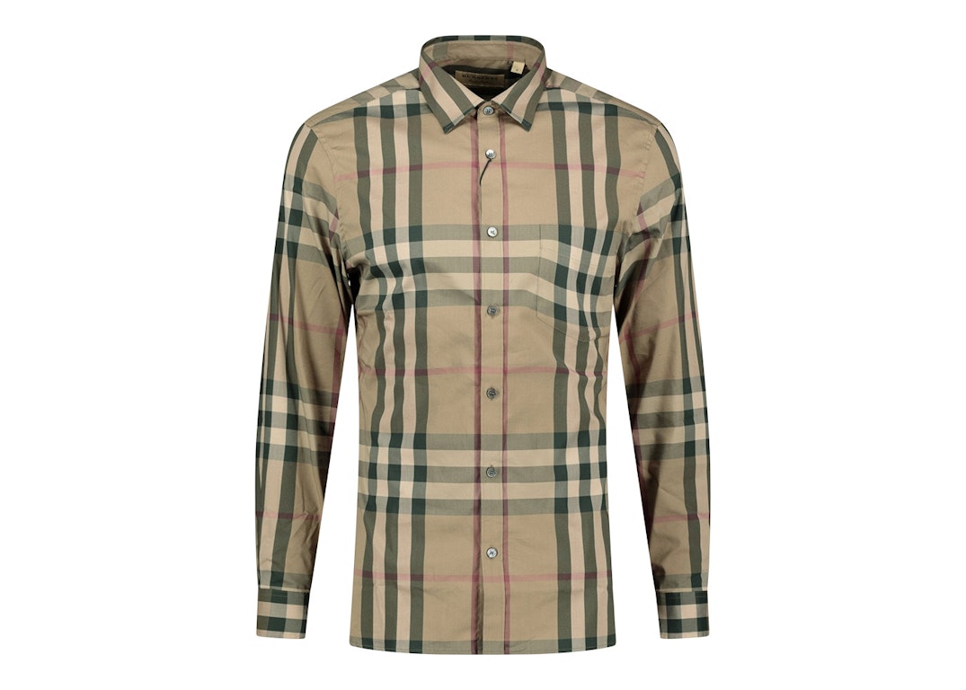 Pre-owned Burberry Classic Check Shirt Beige