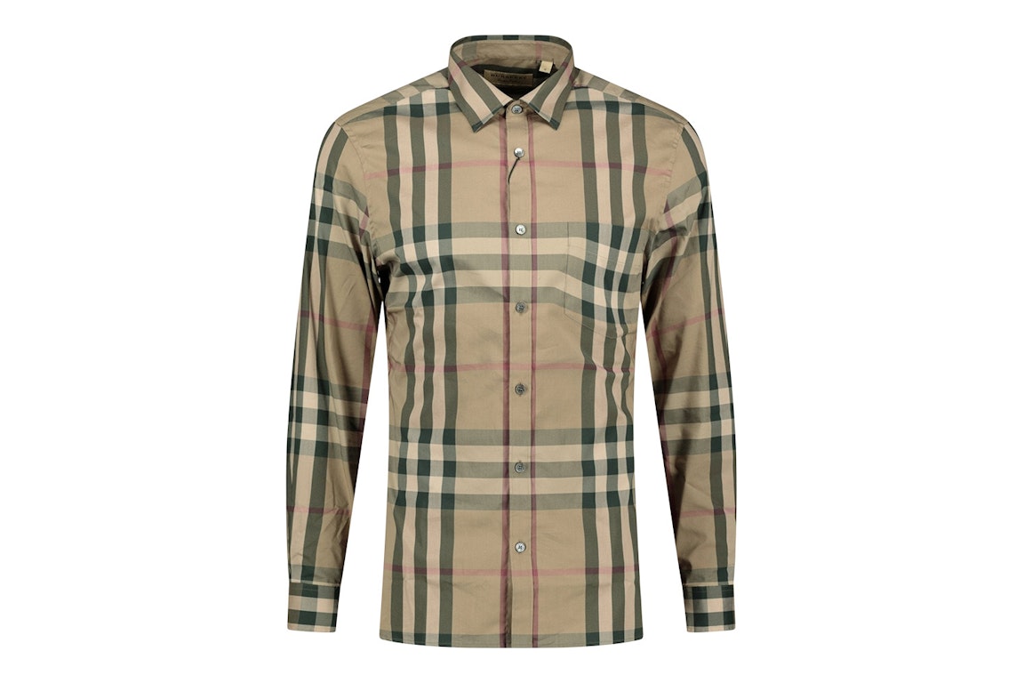 Pre-owned Burberry Classic Check Shirt Beige