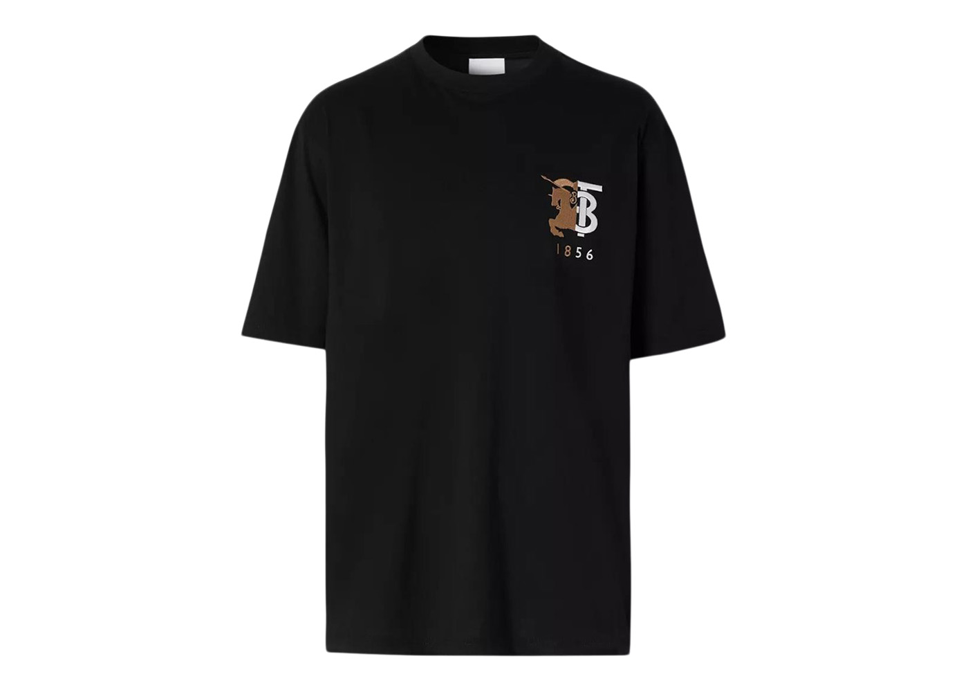 Burberry Contrast Logo T-shirt Black Men's - US