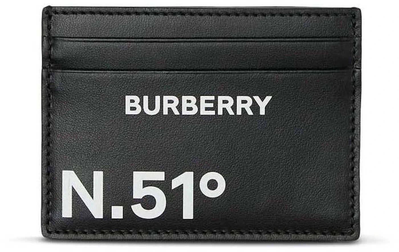 burberry card holder black