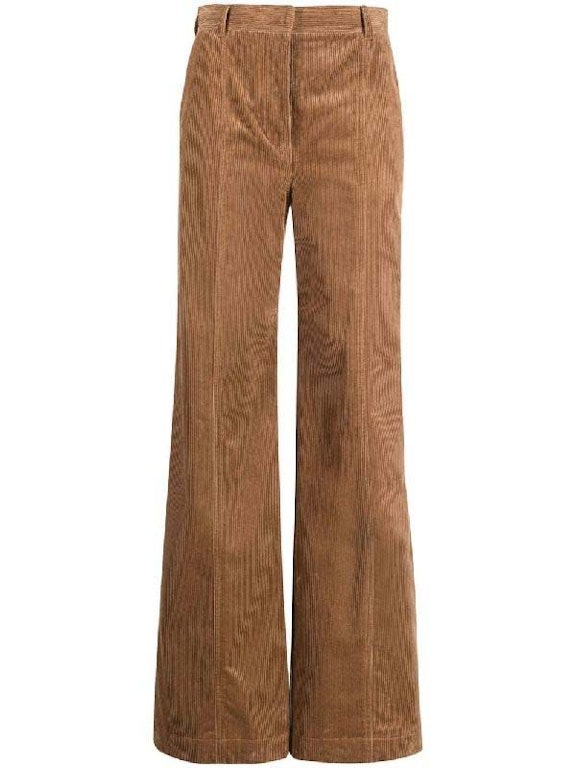 Pre-owned Burberry Corduroy Trousers Brown