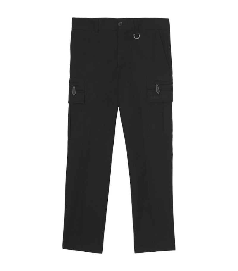 Burberry Black Cotton-blend High-waist Tailored Jodhpur Trousers at Amazon  Women's Clothing store