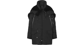 Burberry Cotton Hooded Down Jacket Black