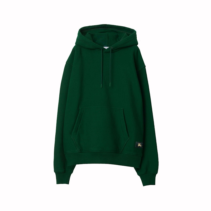 Green best sale burberry hoodie