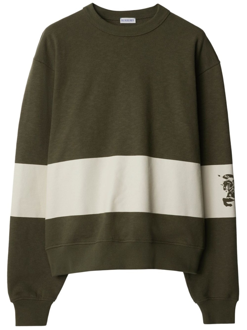 Burberry Black Cotton Sweatshirt