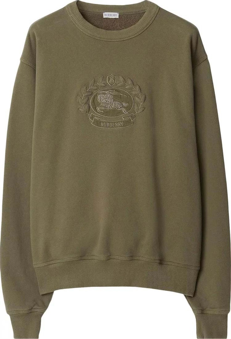 Pre-owned Burberry Men's  Cotton Sweatshirt In Silt In Brown