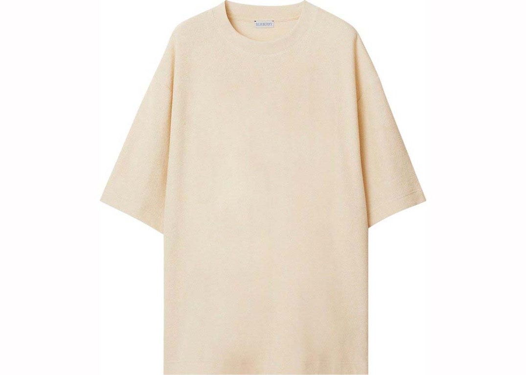 Pre-owned Burberry Cotton Toweling T-shirt Calico