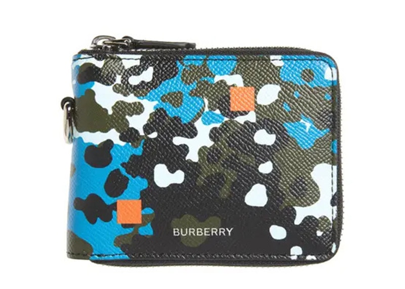 Burberry wallet hotsell zip around