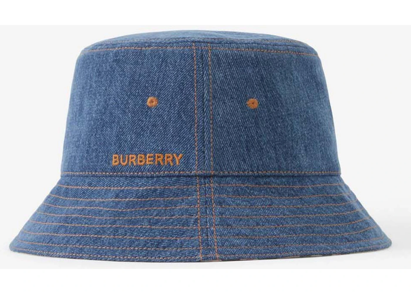 Burberry Denim Bucket Hat Blue Men's GB