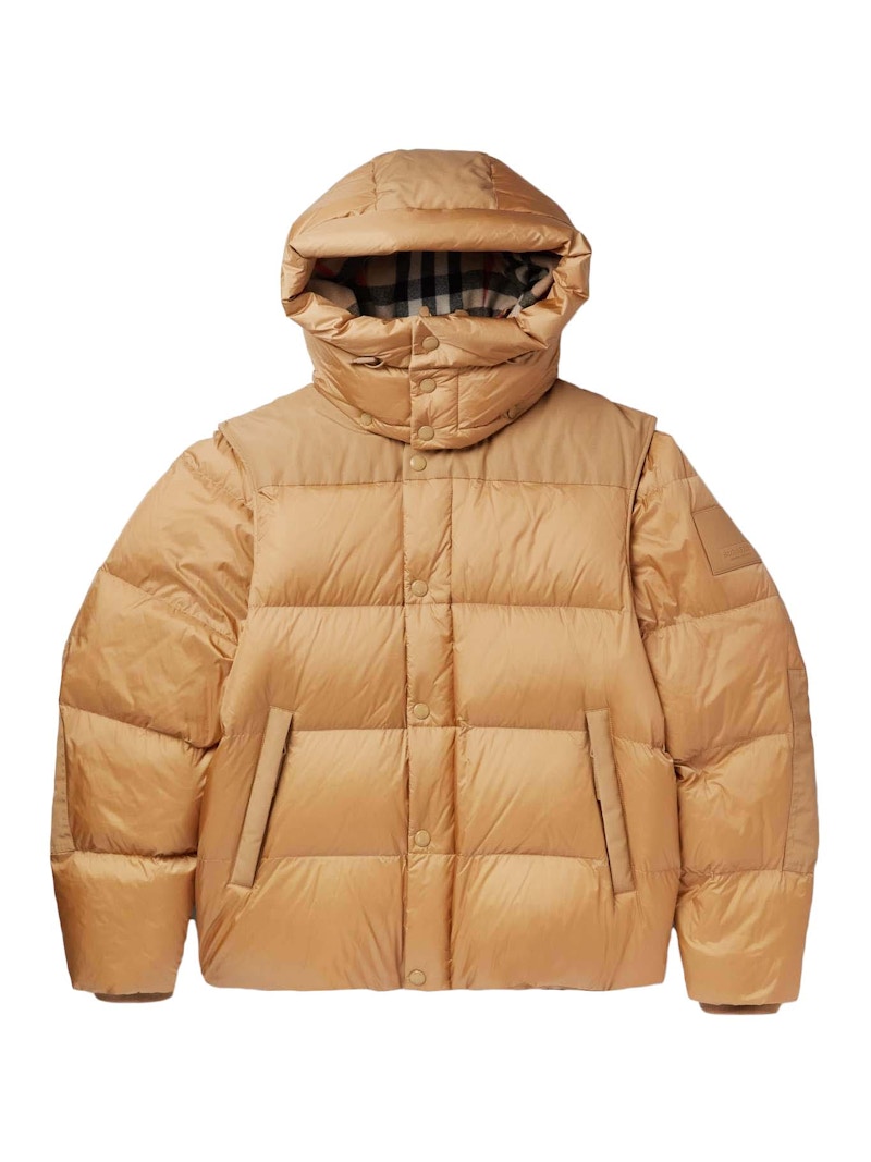 Burberry detachable discount sleeve puffer jacket