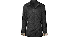 Burberry Diamond Quilted Jacket Black