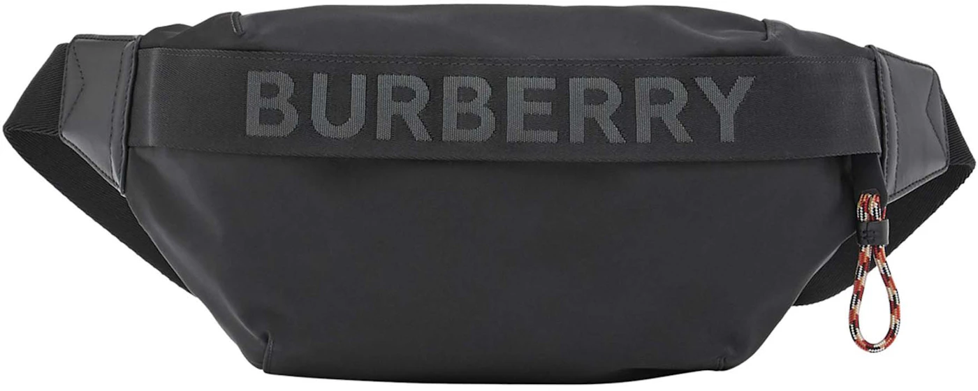 Burberry Black Coordinates Bum Bag Black/White S
