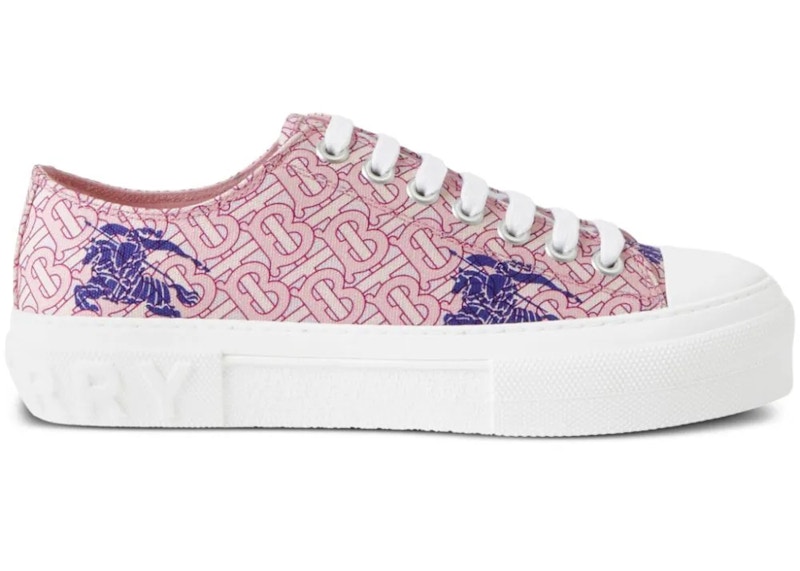 Burberry EKD Monogram Pattern Flatform Pink (Women's)