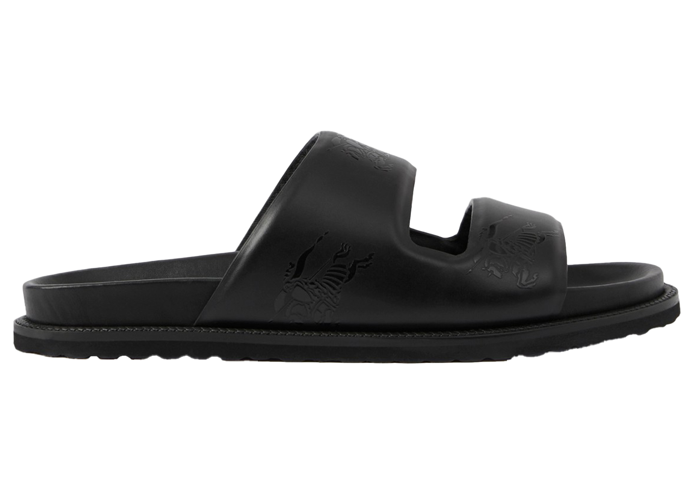 Burberry leather online slides