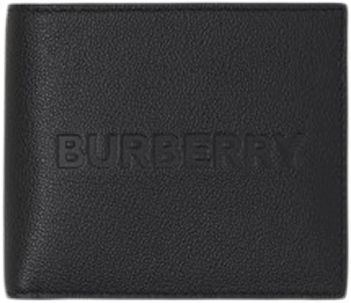 Burberry - Embossed Leather Billfold Wallet Burberry