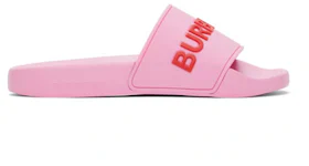 Burberry Embossed Logo Slides Bubblegum Pink (Women's)
