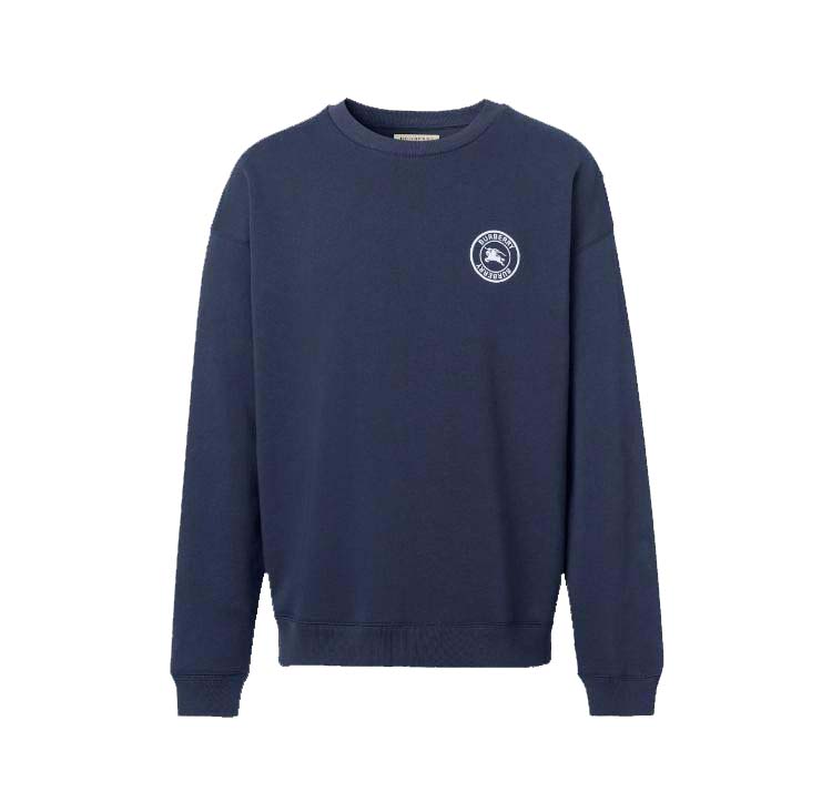 Embroidered Logo Cotton Sweater