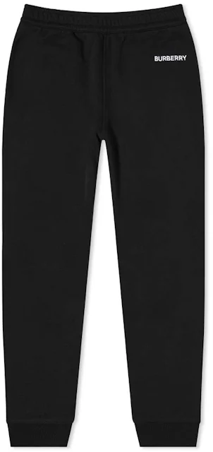 Burberry Embroidered-Logo Tapered Track Pants Black - US