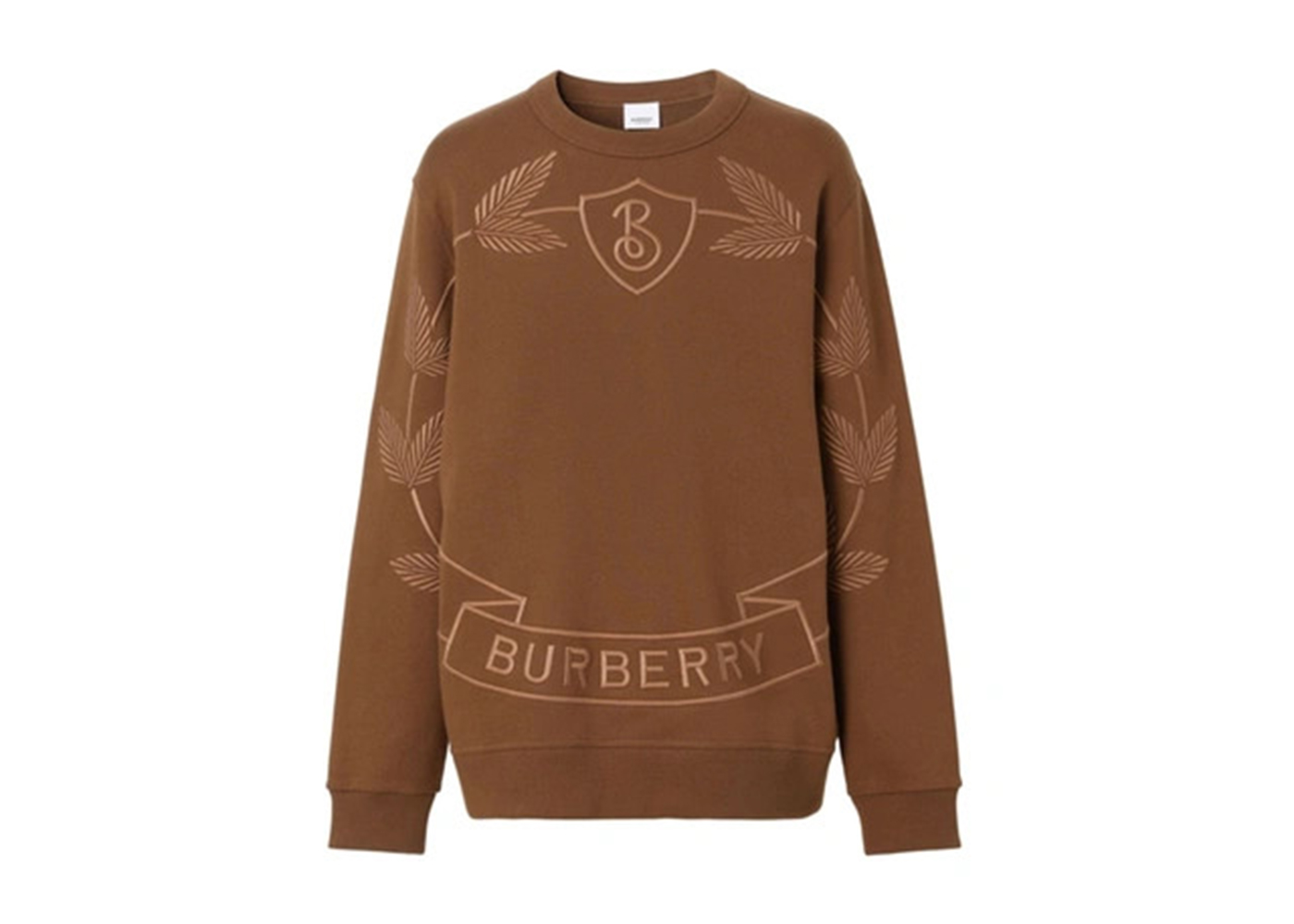 Burberry embroidered cotton blend jersey clearance sweatshirt