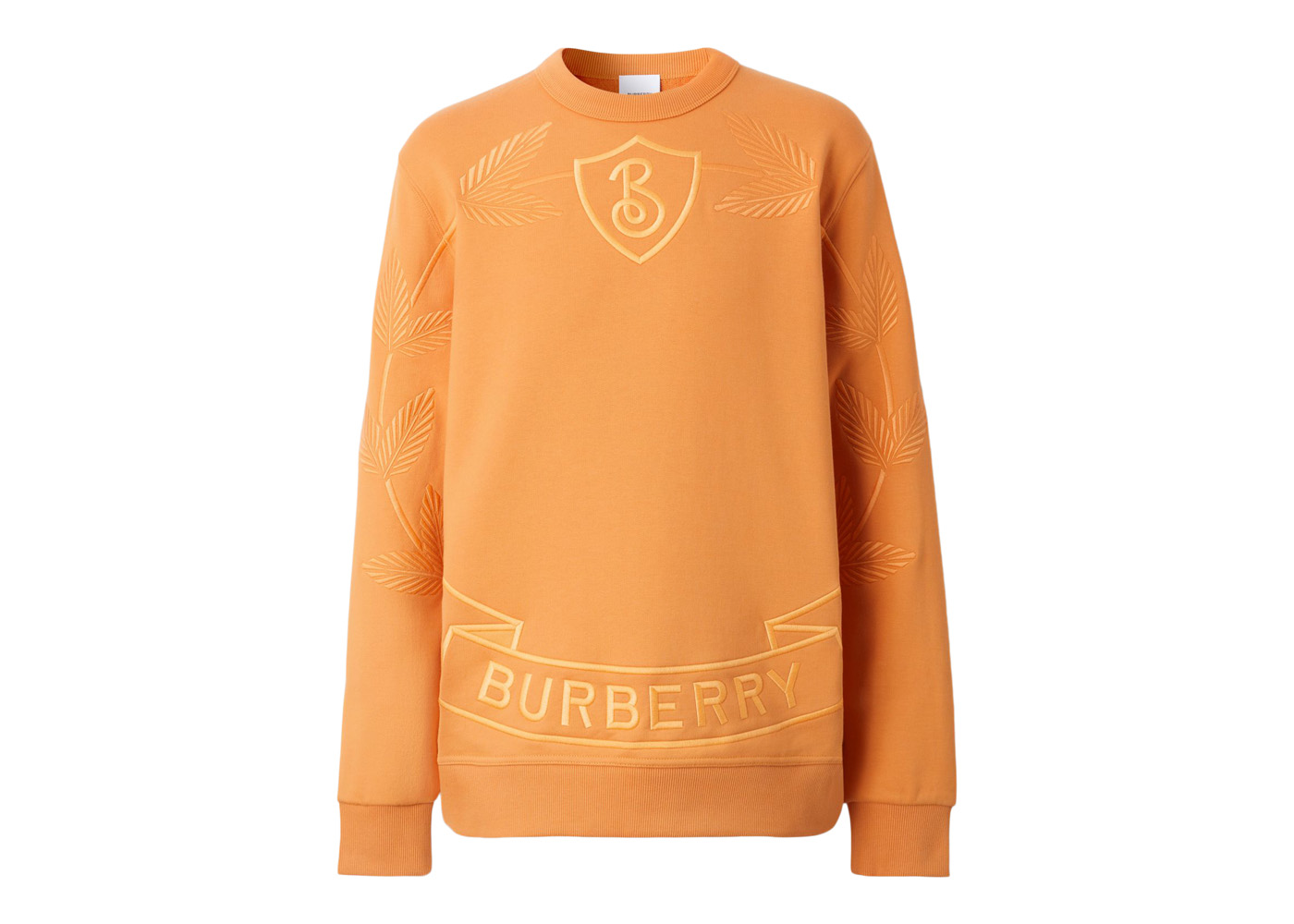 Burberry crest hot sale logo sweatshirt