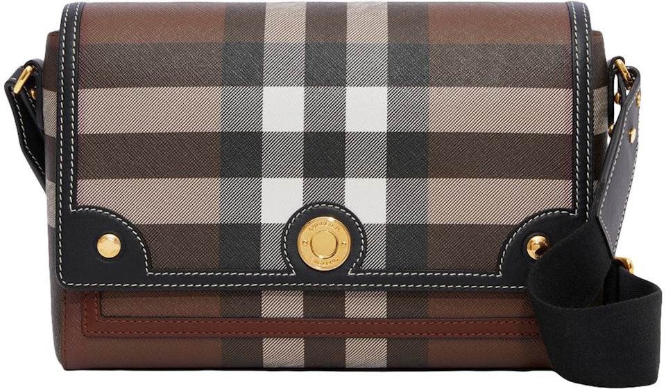 Burberry Leather Nova Check Pochette Shoulder Bag Pouch