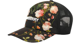 Burberry Floral Trucker Cap Black