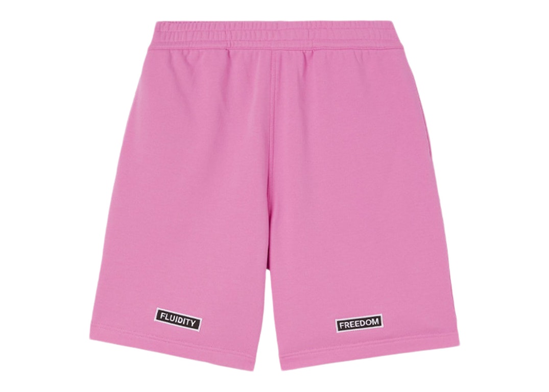 Pre-owned Burberry Fluidity Freedom Shorts Pink