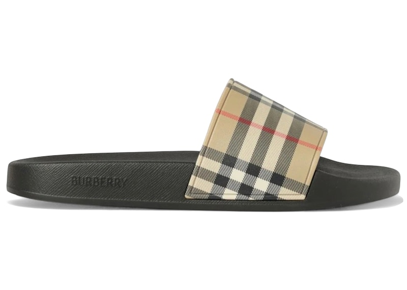Burberry Furley Check Slide Brown