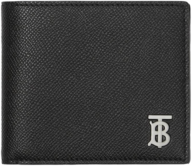 Burberry Mens Leather Wallet in Black