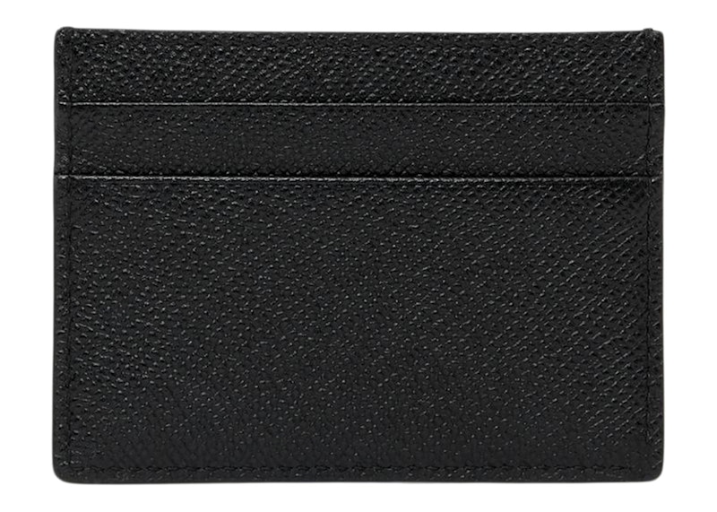 Burberry grainy leather outlet card case