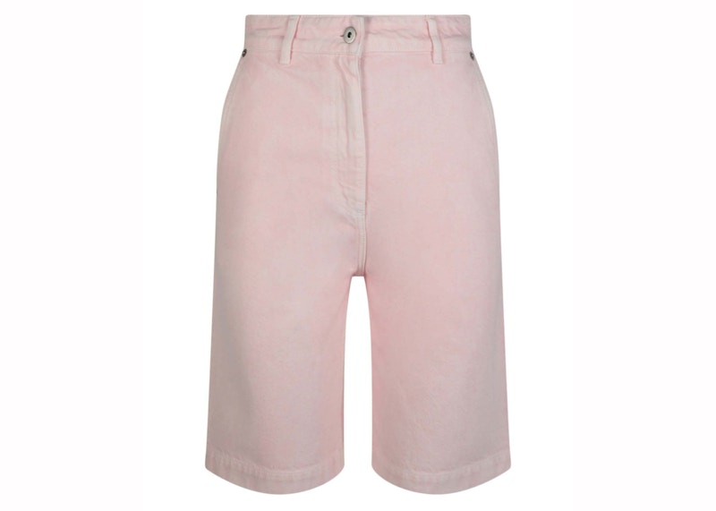 Pre-owned Burberry Women's High Waist Bermuda Shorts In Pink