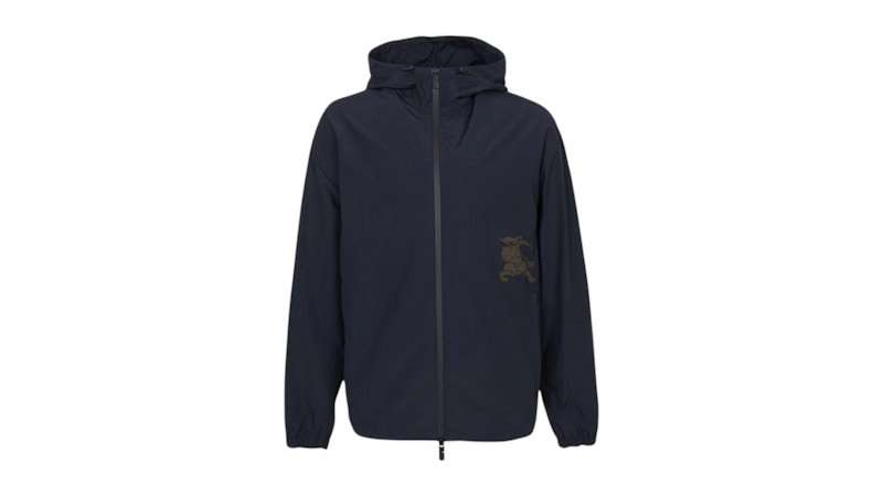 Burberry Jackenjacke mit Kapuze Marineblau