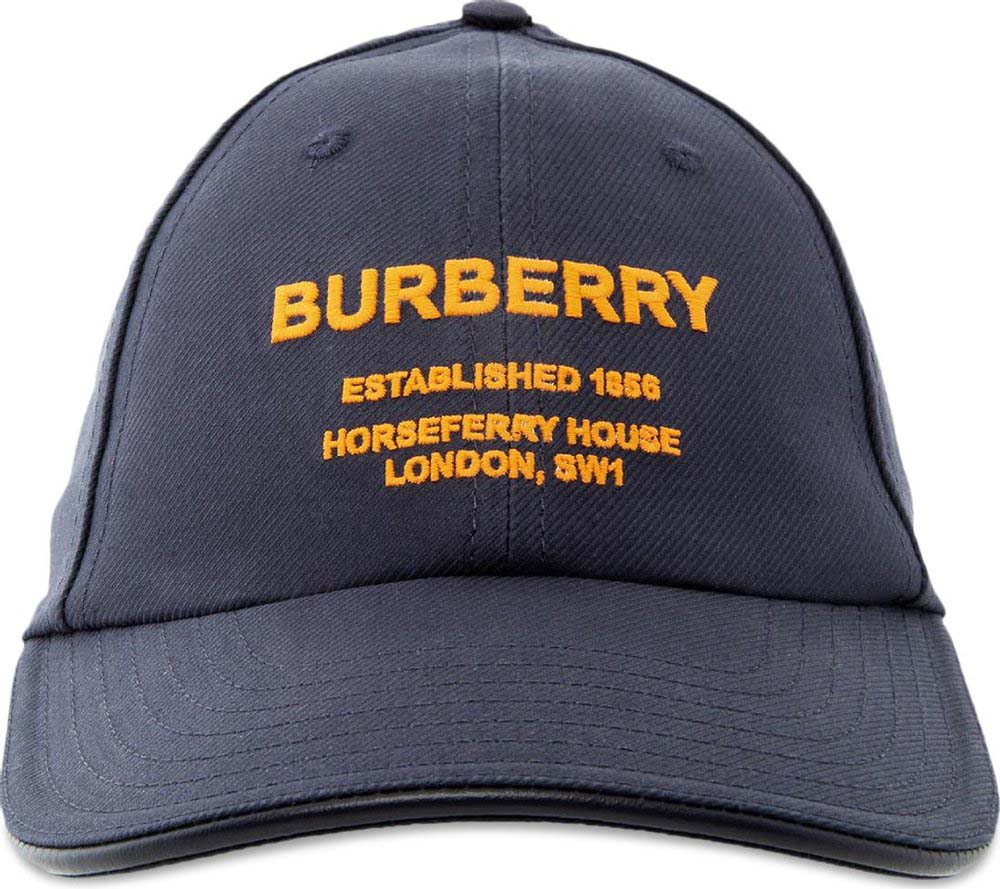 Burberry Horseferry Motif Baseball Cap Midnight Blue 男装- CN