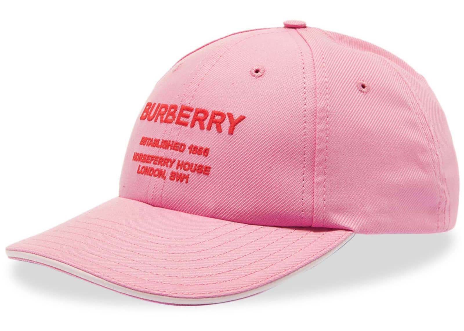 Burberry Horseferry Motif Baseball Cap Primrose Pink