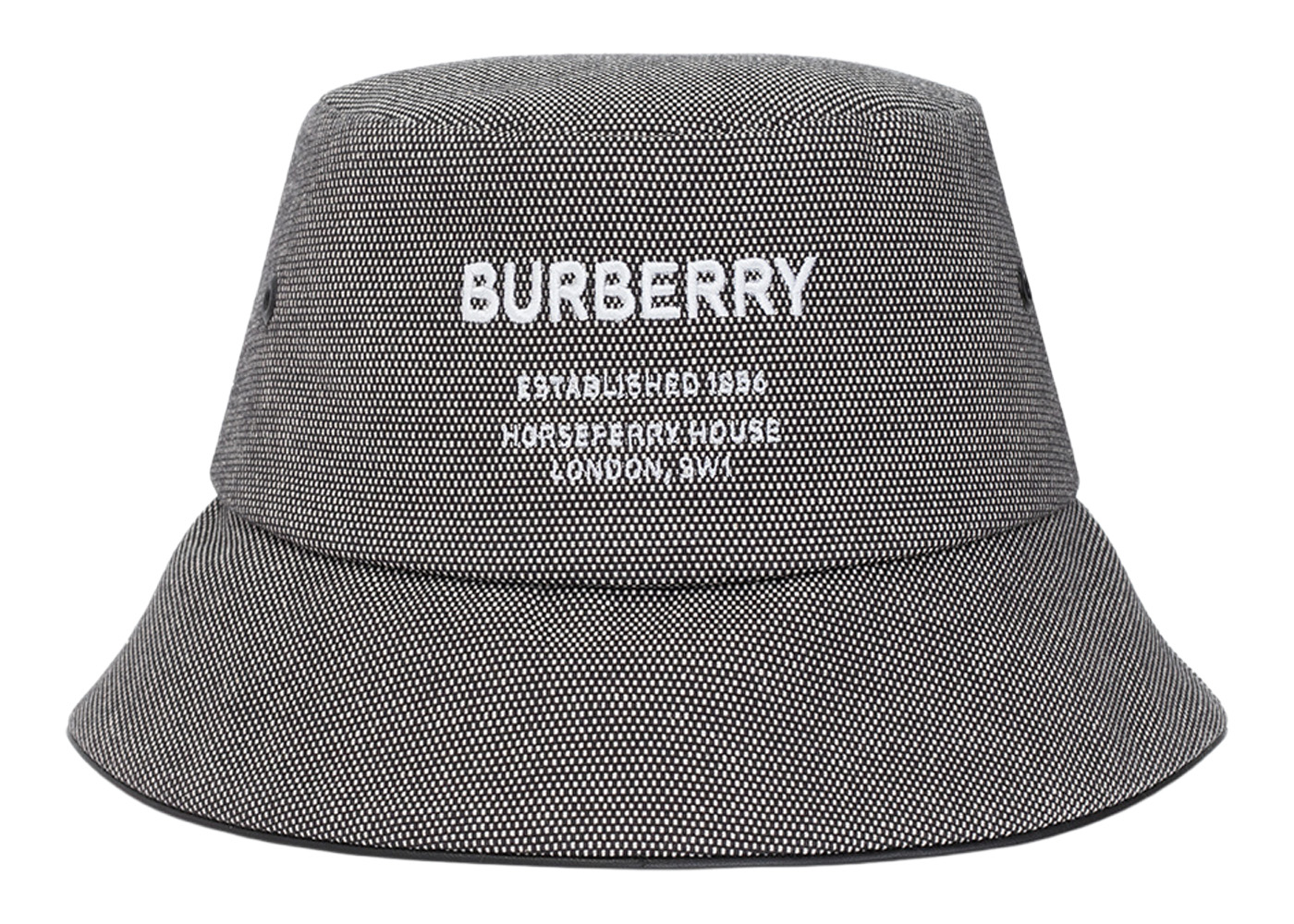 Burberry Horseferry Motif Bucket Hat Gray - US