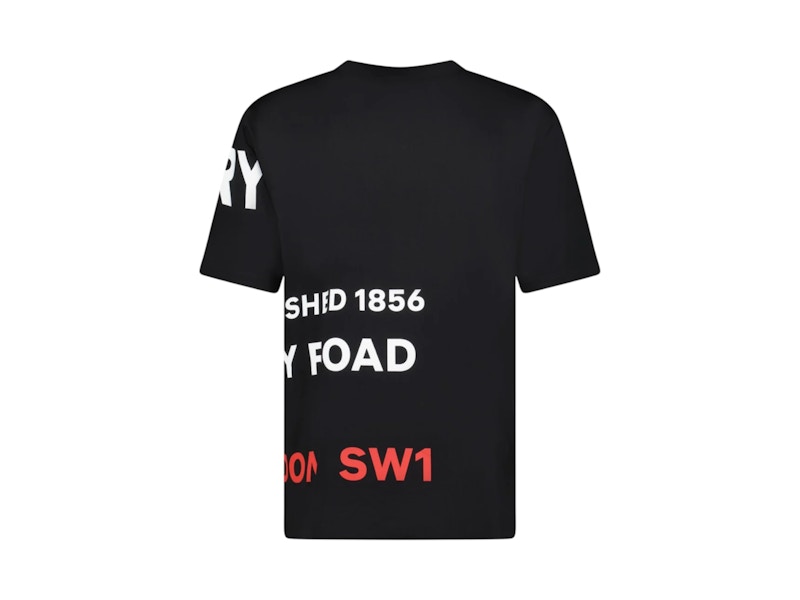 Burberry Horseferry Print Cotton T-Shirt Black