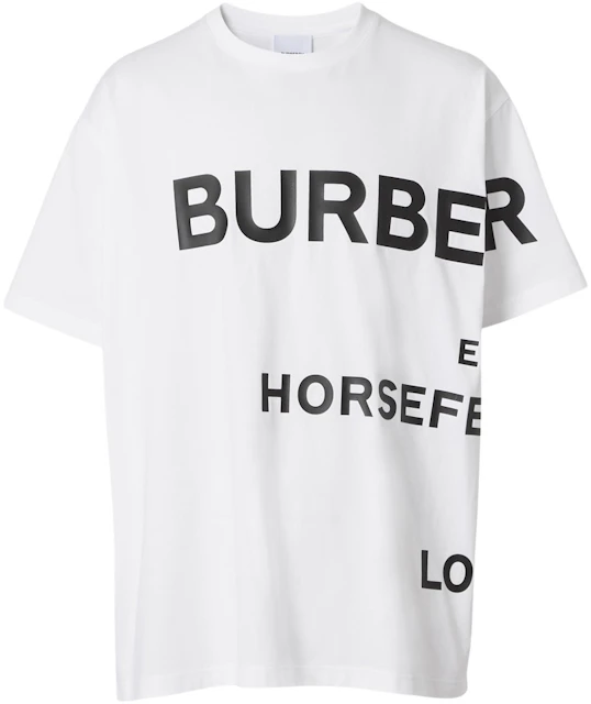 Burberry Horseferry Print Cotton T-shirt White/Black - SS23 - GB