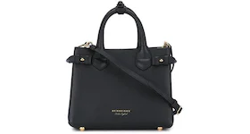 Burberry House Check Banner Small Tote Bag Black